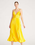 Viv Mitered Pleating Dress