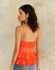 Sandie Pleated Shell Top