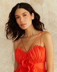 Sandie Pleated Shell Top