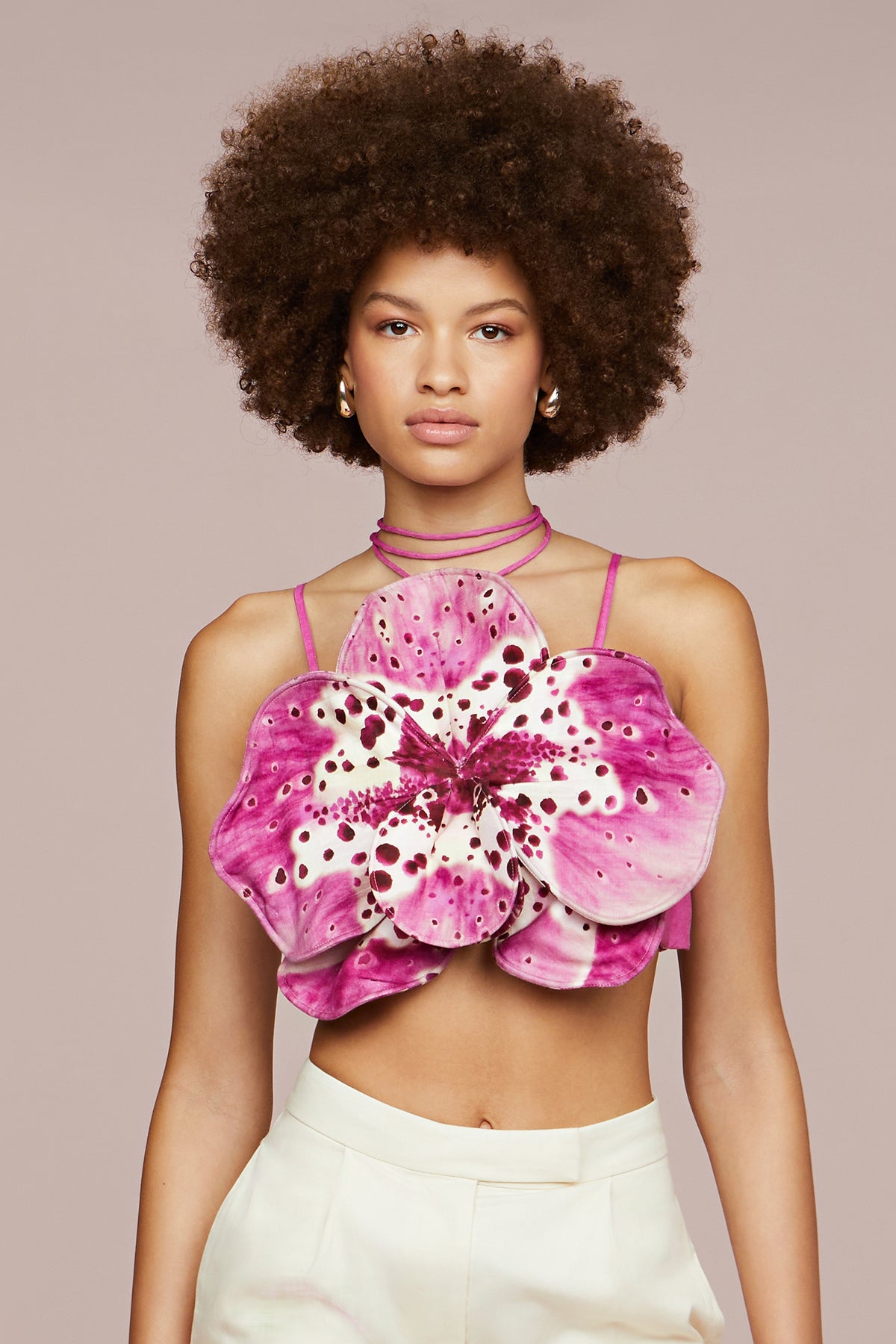 Maisie 3D Orchid Top