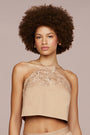 Bliss Laser Cut Floral Top