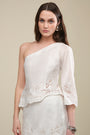 Olive Embroidered Top
