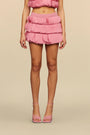Jazzlyn Appliqué Fringe Skirt