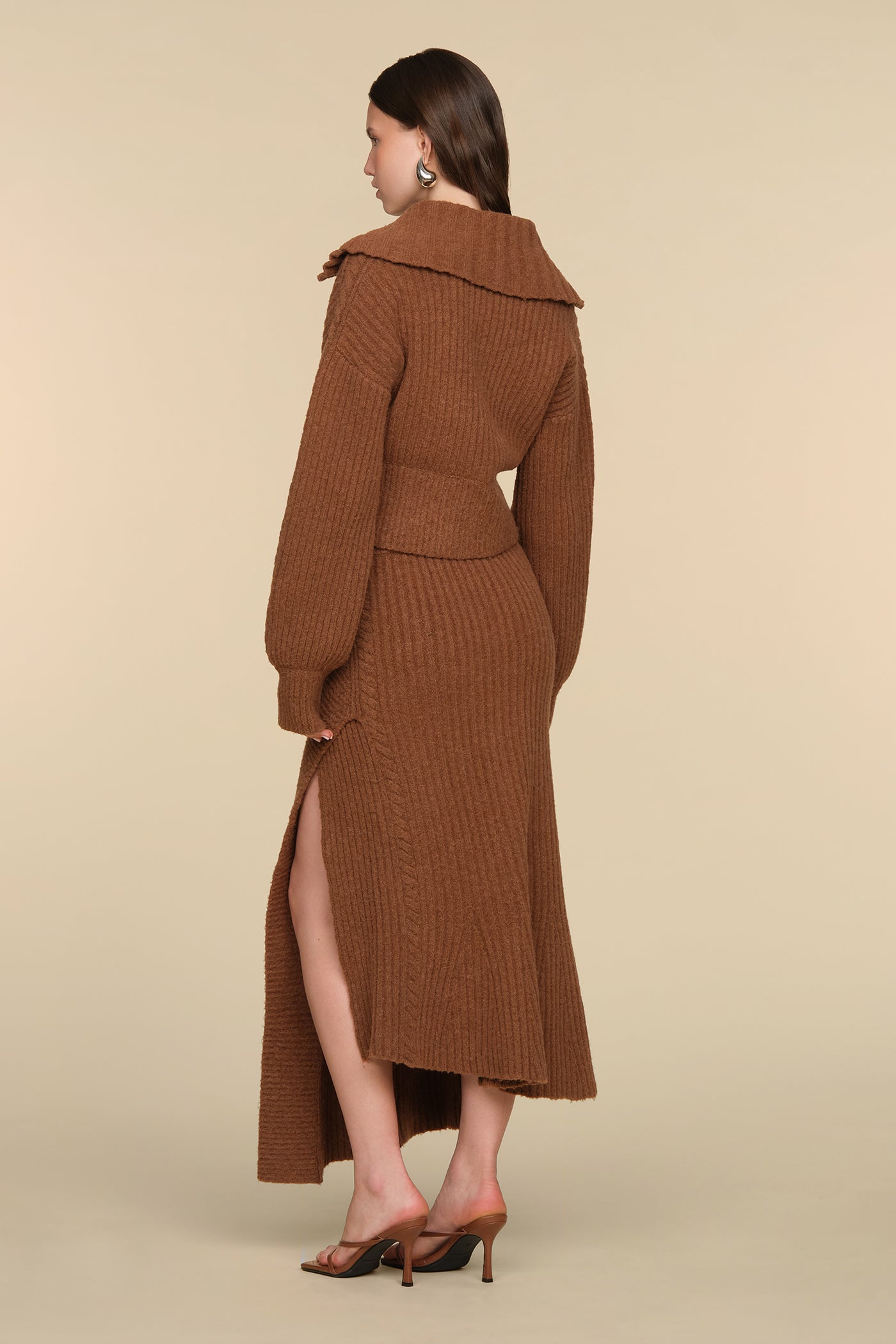 Elsie Cable Knit Skirt