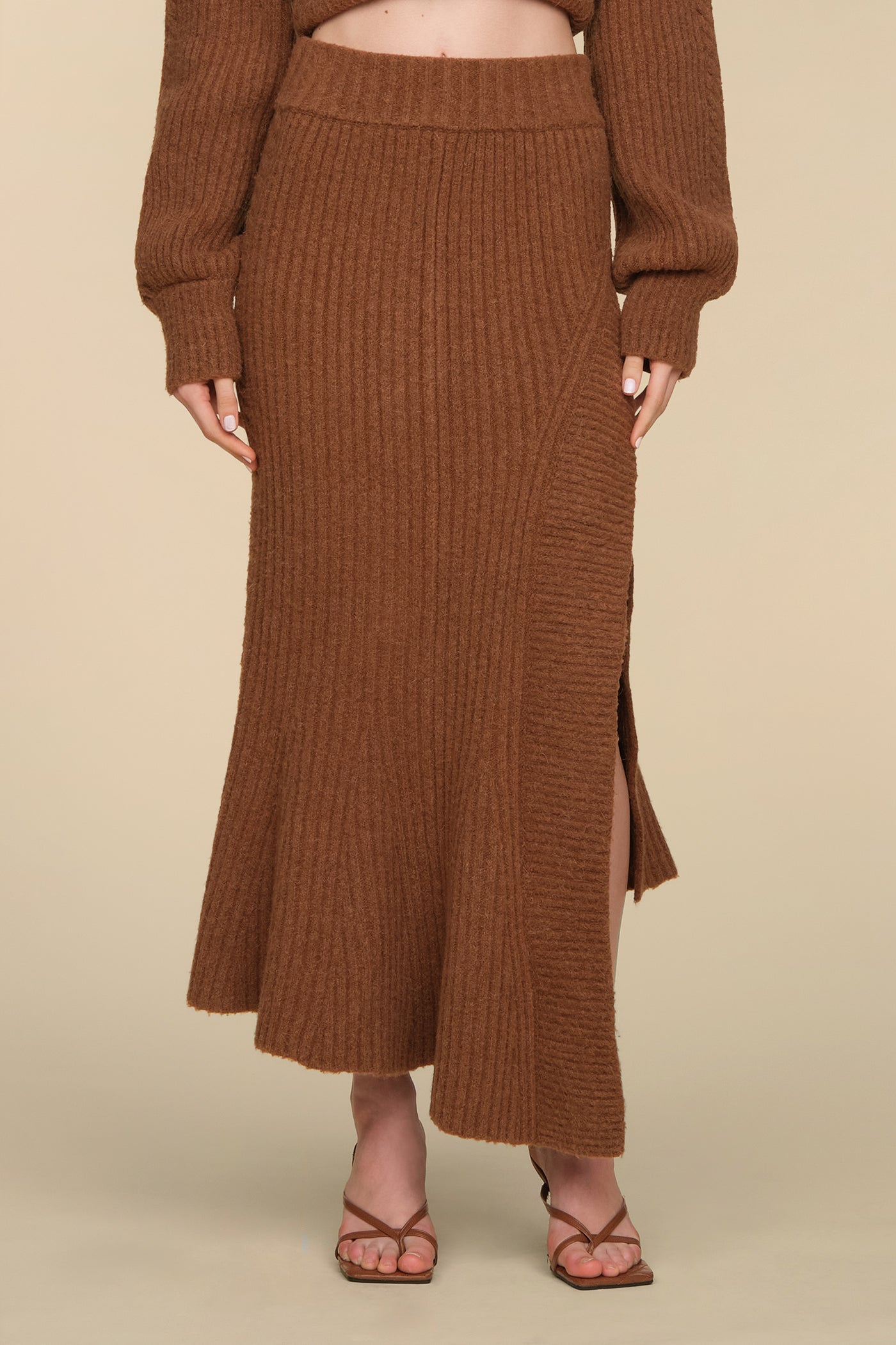 Elsie Cable Knit Skirt
