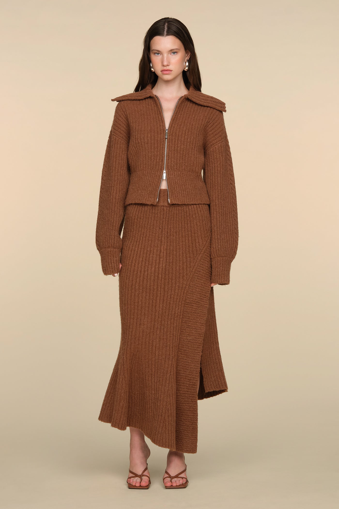 Elsie Cable Knit Skirt
