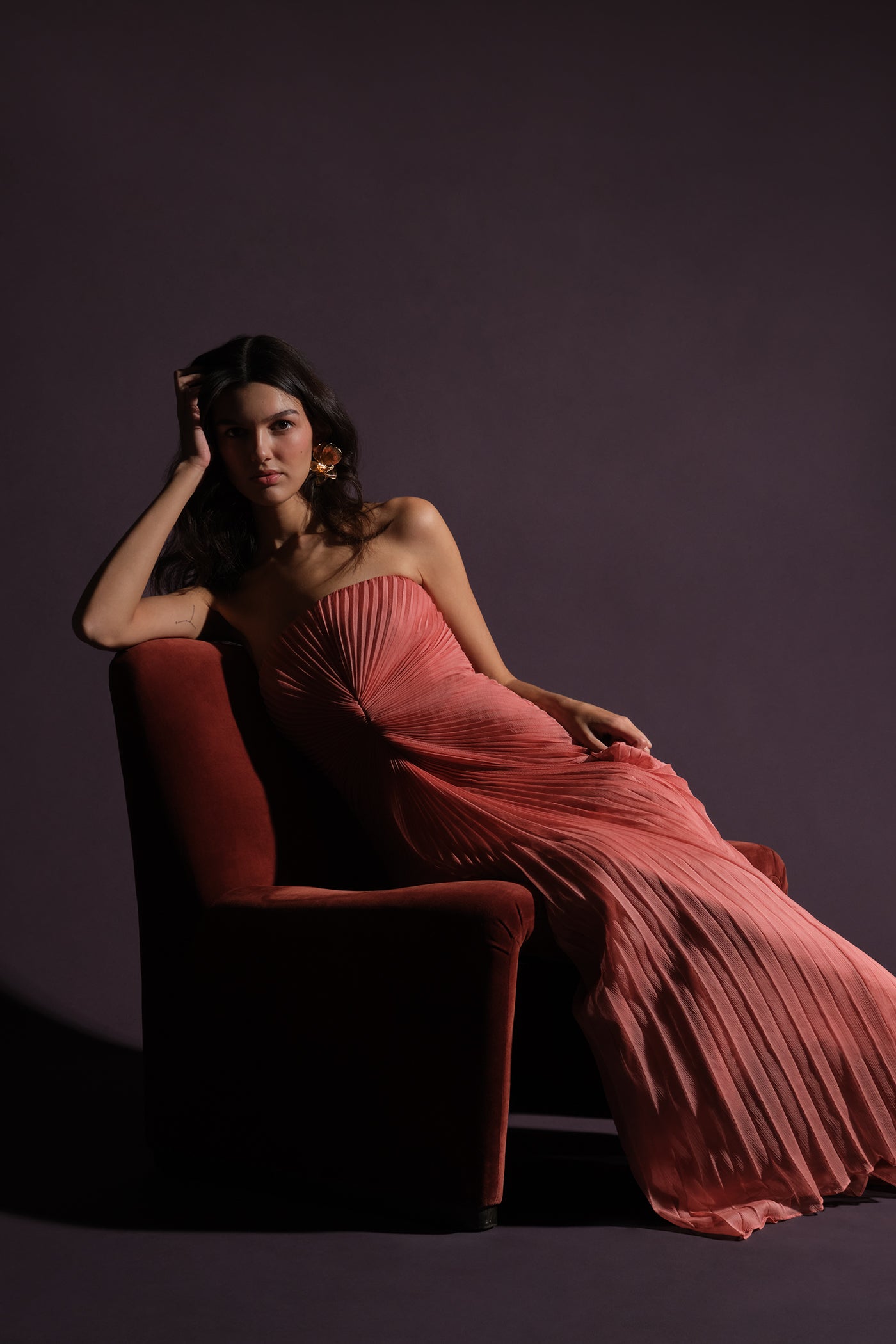 Myra Pleated Midi