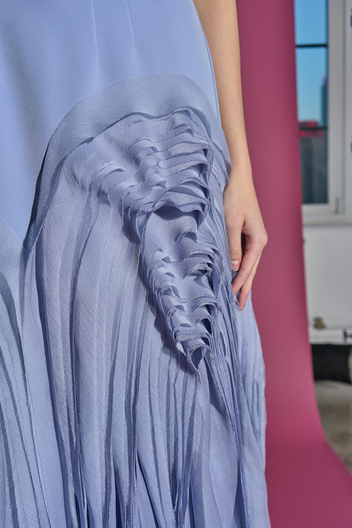 Elani Pleated Gown