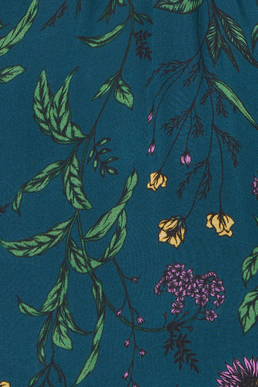 Teal Multi Wildflowers