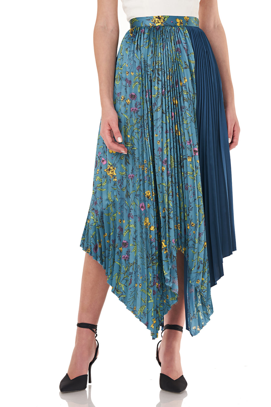 Teal Multi Wildflowers