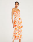 Mosey Pleated Midi Dress