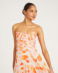Mosey Pleated Midi Dress