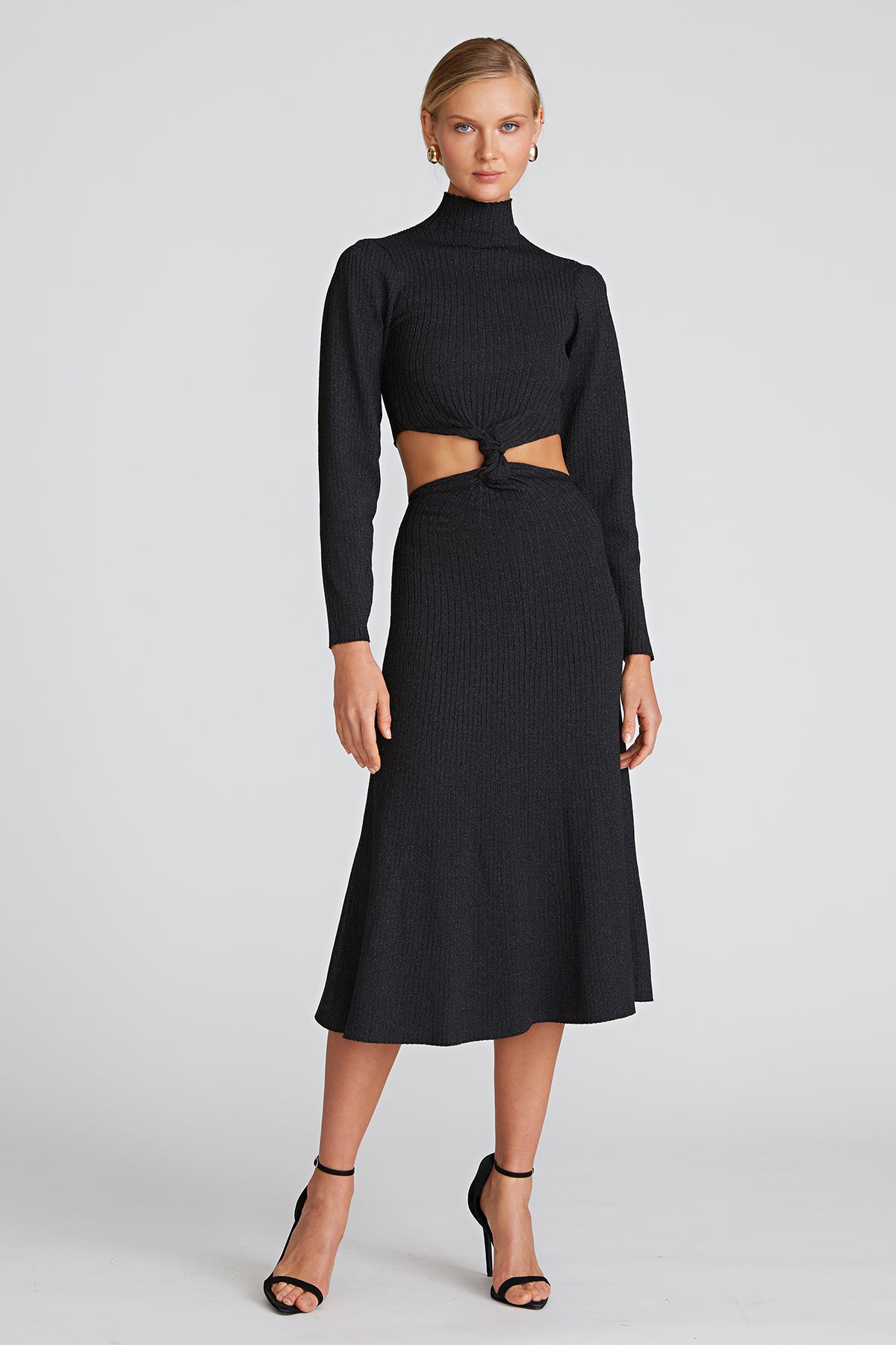 knit twist dress Navy Textured Knit Twist Dress: McCalls 7429 brittany j jones
