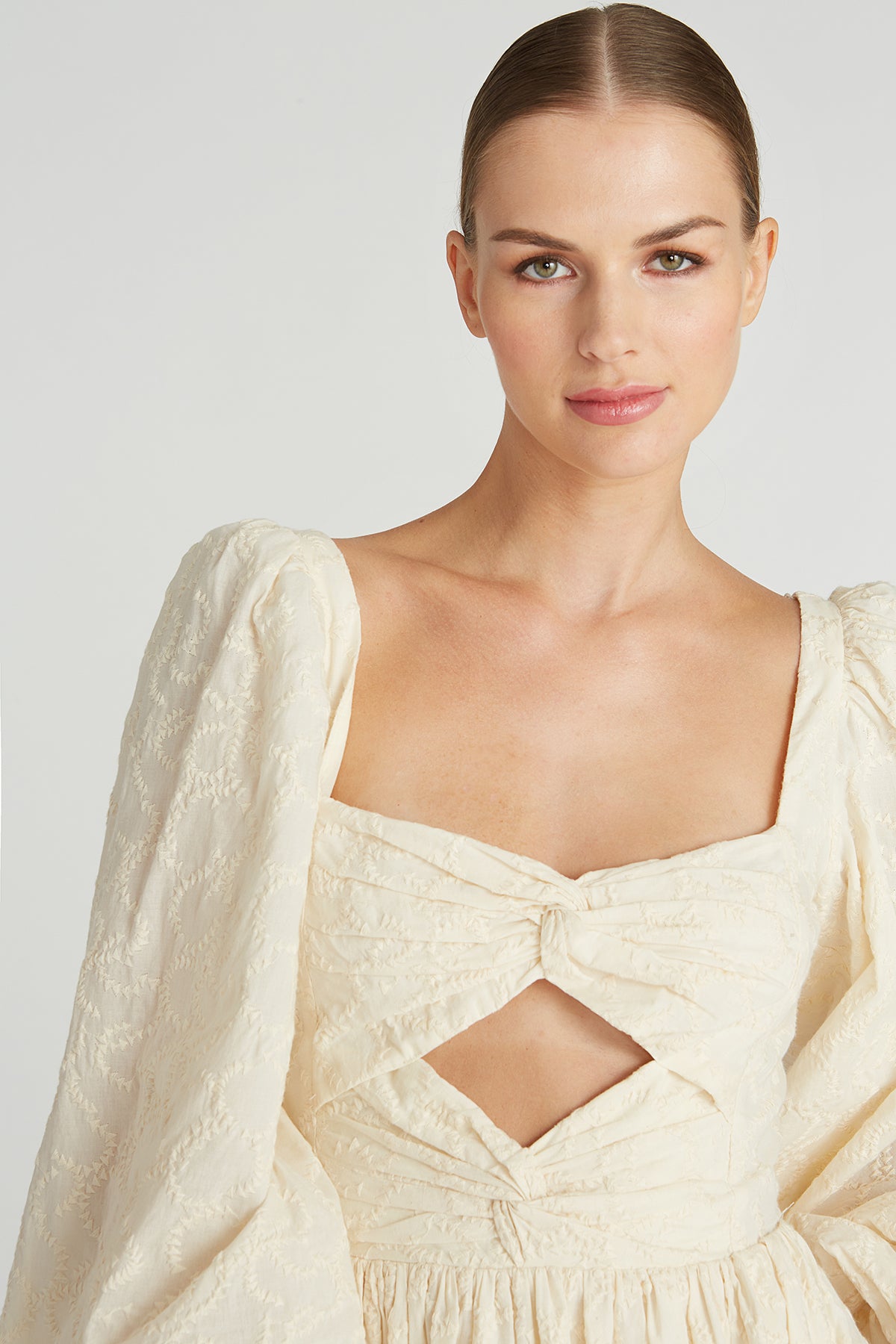 adi cut out mini dress The dress code? Effortless shimmer The 'Adi' mini is cut from soft stretch jersey with a sculpting bodycon fit and delicate all-over sequin embellishment. Launching in Resort Nights at 3pm BST