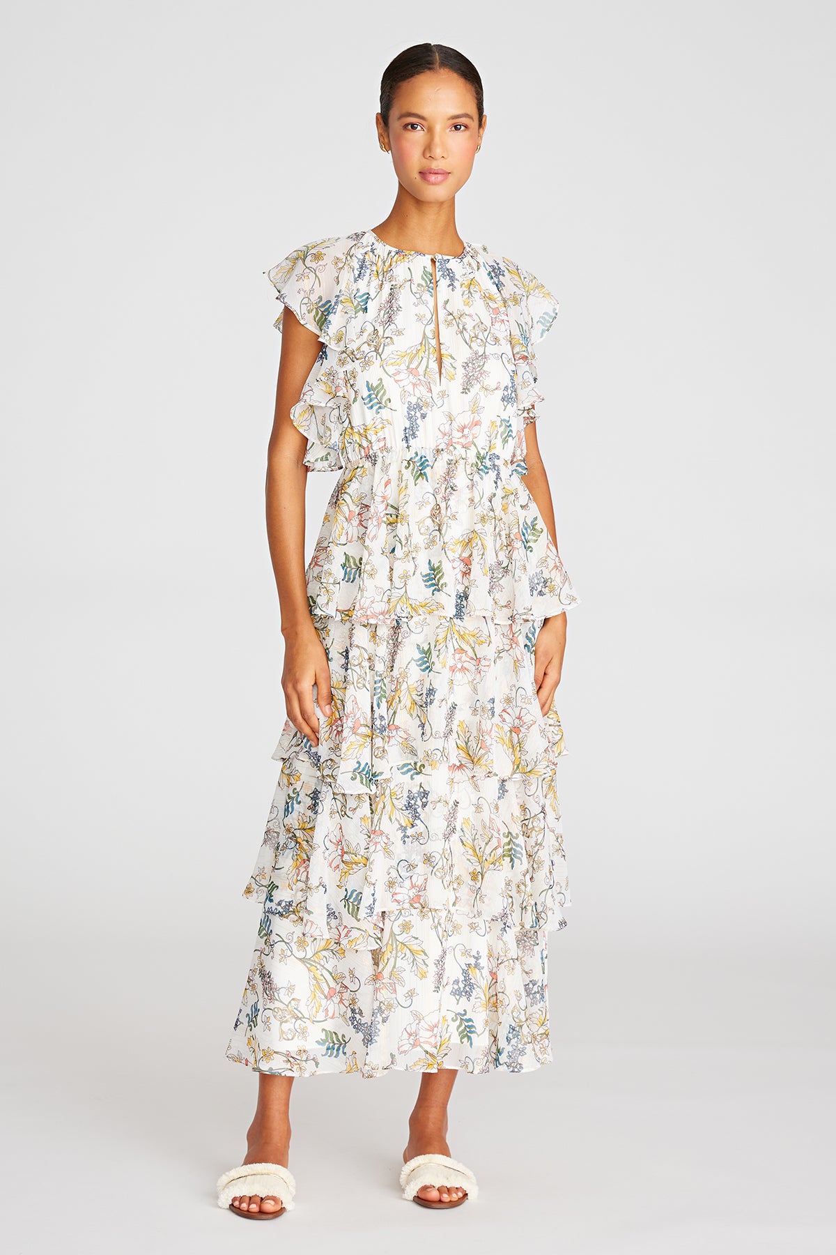 Landon Ruffle Dress – AMUR