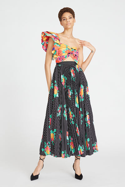 amur pink cleopatra pleated dress Cleopatra Pleated Dress