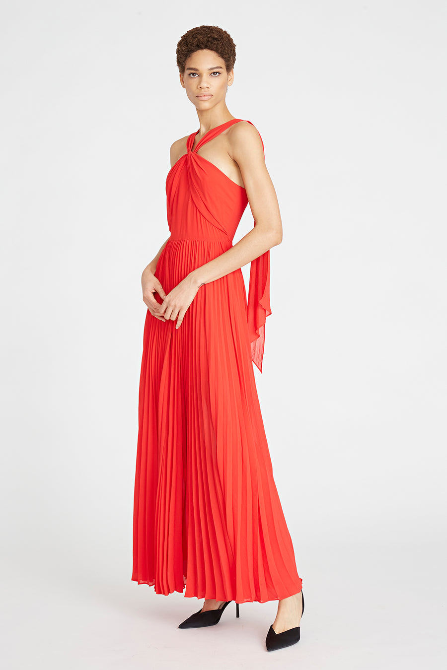Peri Pleated Gown