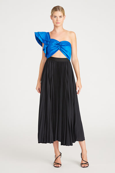 blue dress for baby girl Cleopatra Pleated Dress – AMUR