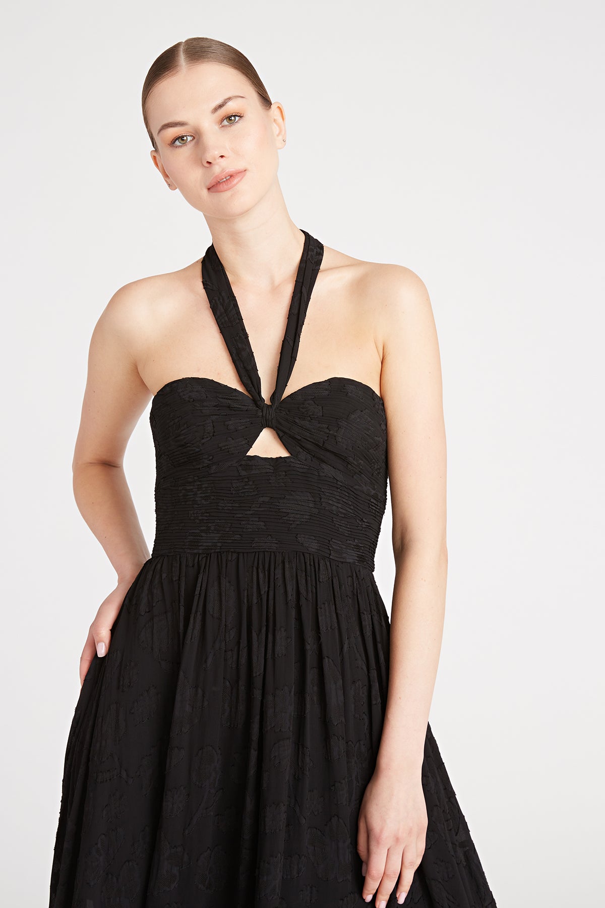 Lilyana Neck Tie Dress AMUR Lilyana Neck Tie Dress AMUR