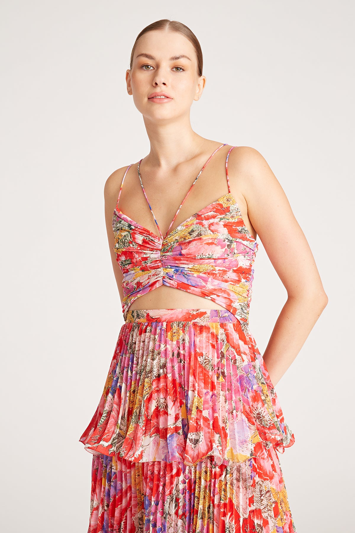 Luke Pleated Tier Dress Luke Pleated Tier Dress