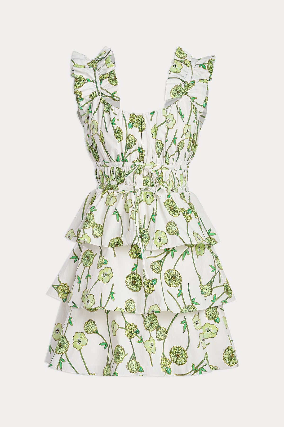 Clay Ruffle Mini Dress – AMUR