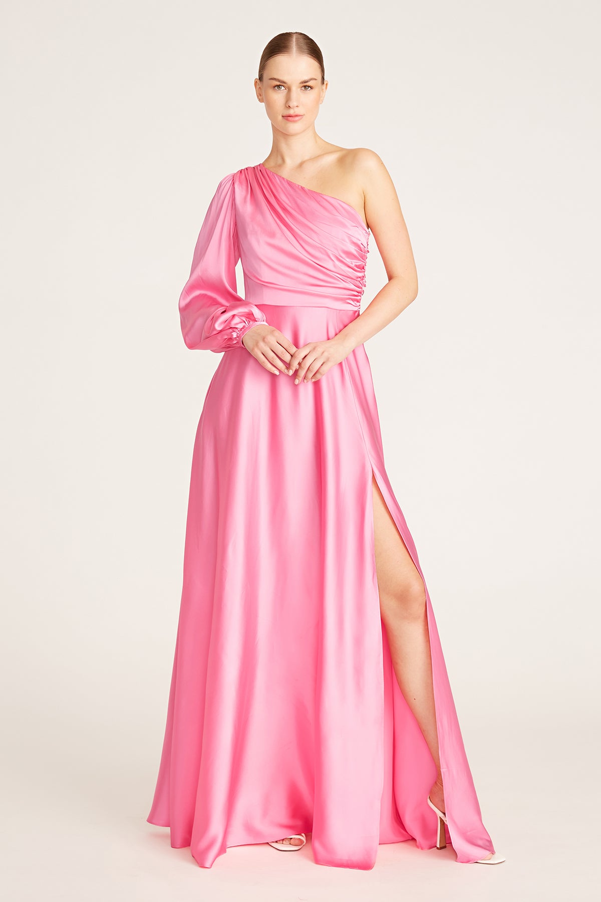 amur asymmetric one shoulder dress Elsabet Gown impact glamour to any