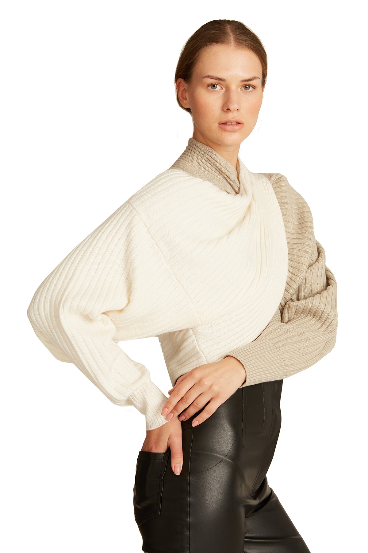 Milena Crop Wool Sweater
