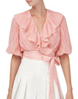Lemon Peach Rose Lace