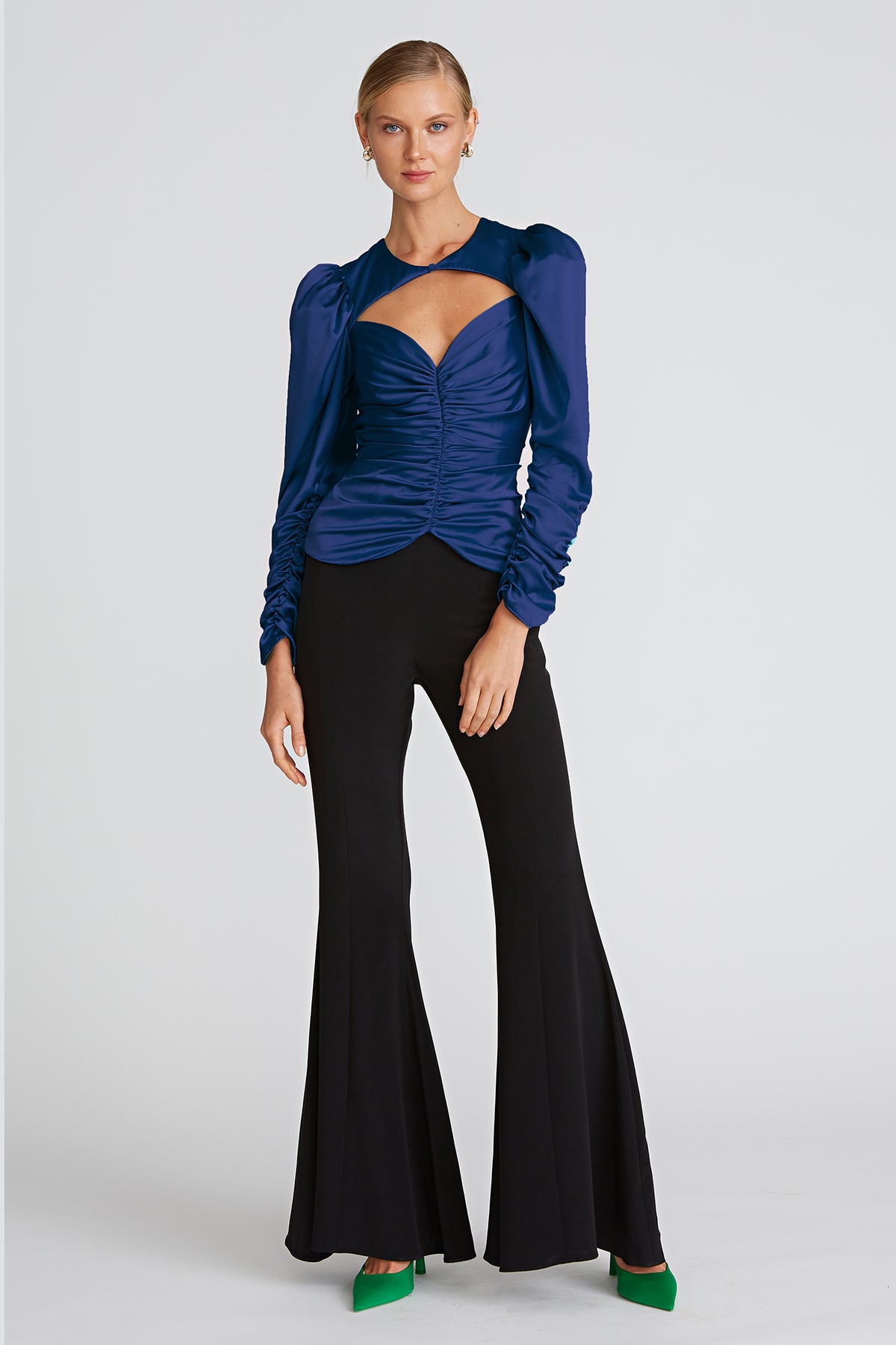 Rosalie Ruched Cut Out Top