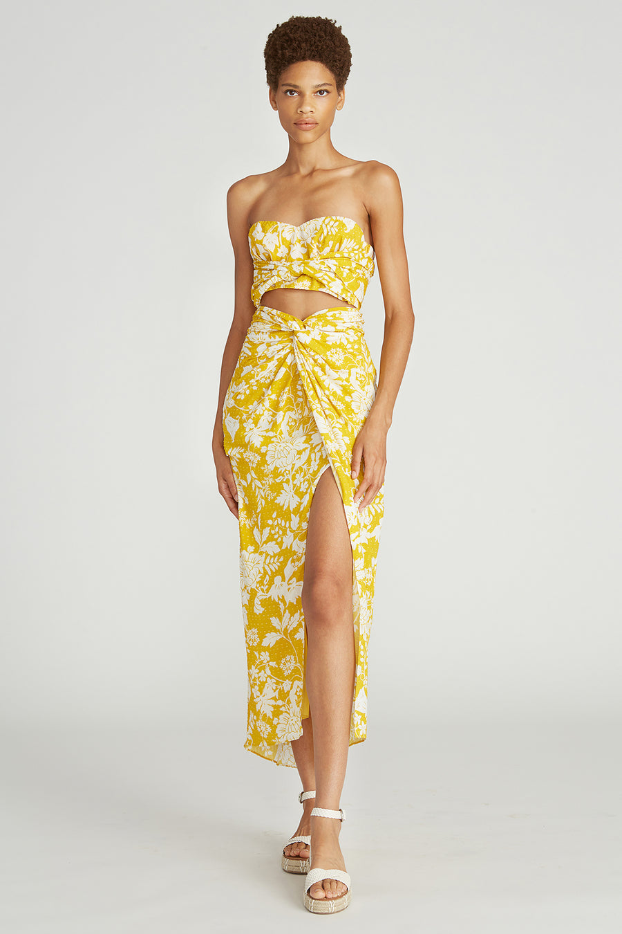 Klara Twist Midi Skirt