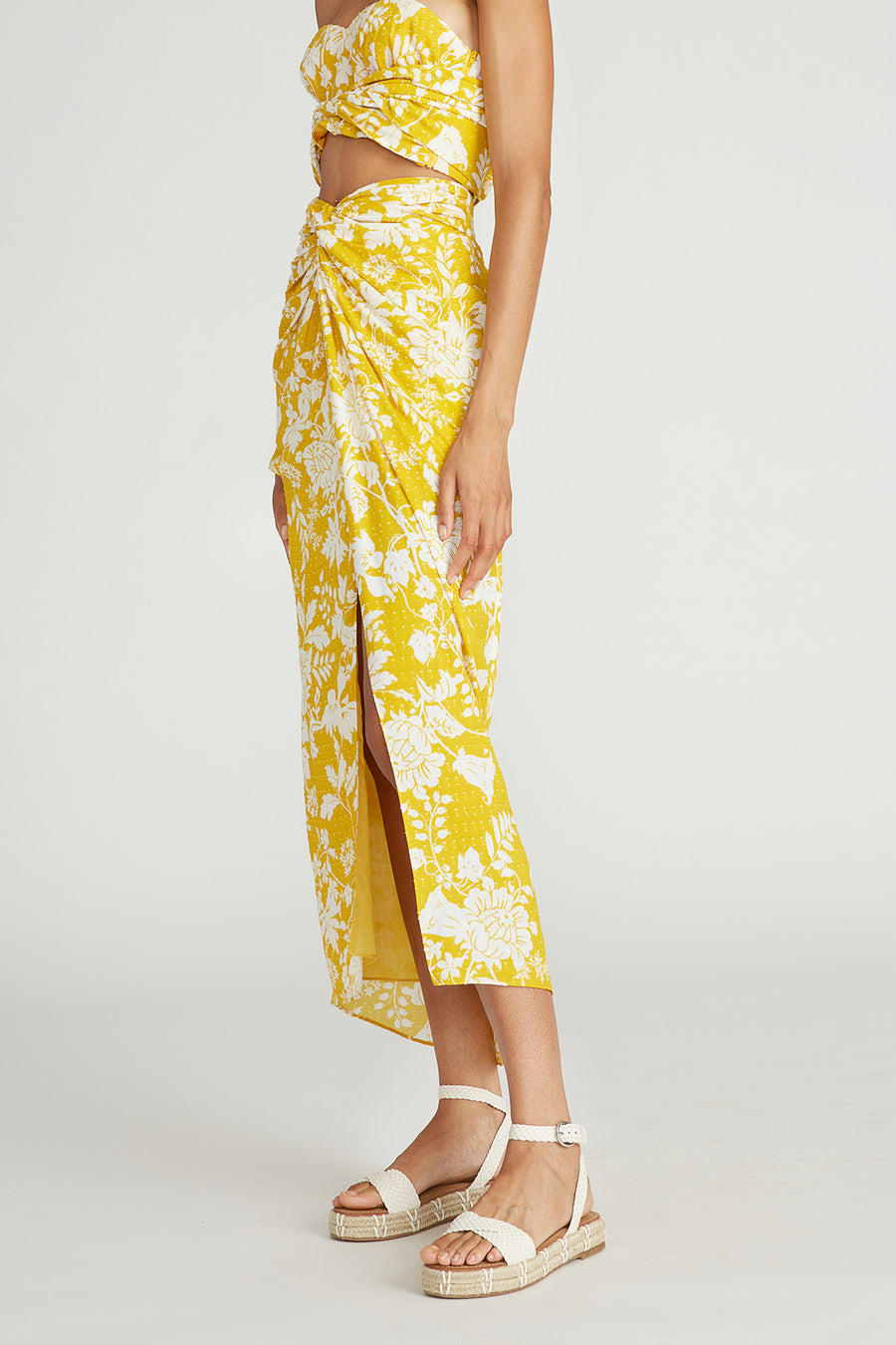 Klara Twist Midi Skirt